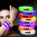 9" Deluxe Single Color Triple Wide Glow Bracelet